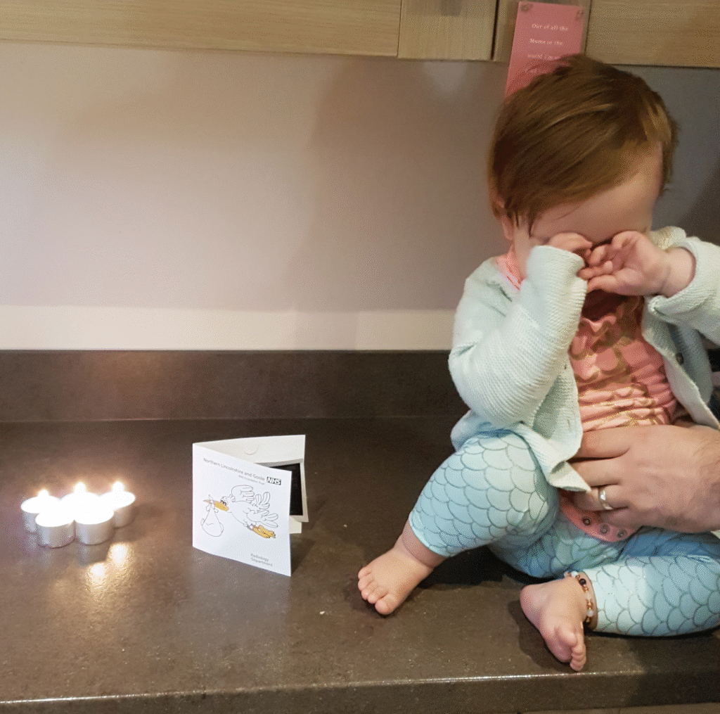 wave of light pregnancy announcement