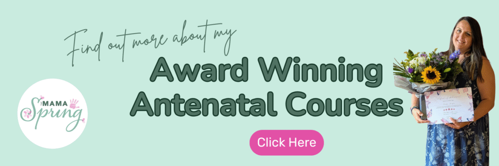 Find out about my Award Winning Antenatal Courses