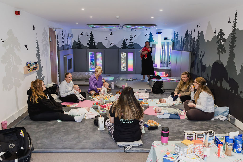 Calm baby-led class in Grimsby where parents and babies are supported in a quiet, nurturing space focused on connection, confidence, and early motherhood